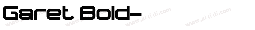 Garet Bold字体转换